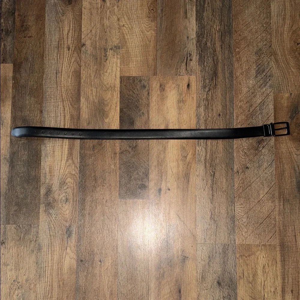Boys Black/Brown Reversible Leather Belt Small